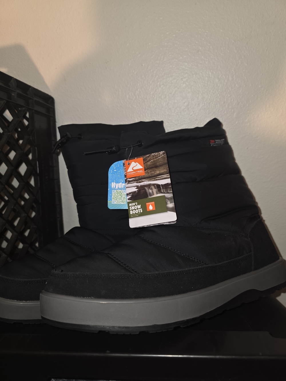 Ozark Trail Men's Puffer Snow Boots Size 12
